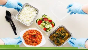 ظروف بهداشتی غذا مناسب
