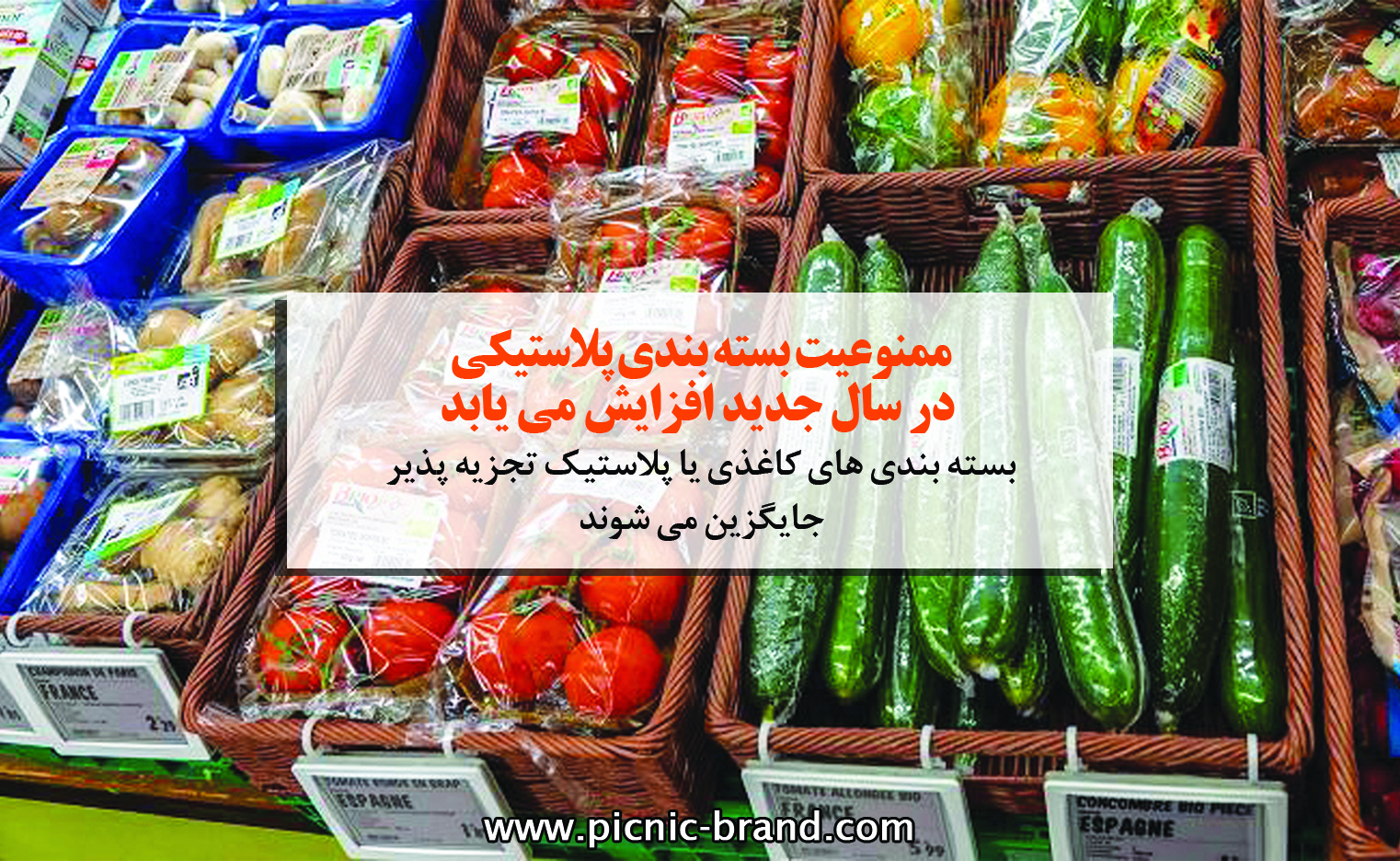 ممنوعیت بسته بندی پلاستیک
