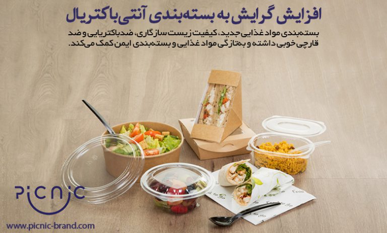افزایش گرایش به بسته‌بندی آنتی‌باکتریال