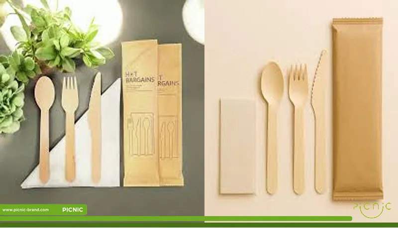 قاشق چنگال کاغذی