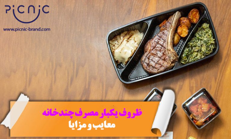 ظروف یکبار مصرف چند خانه