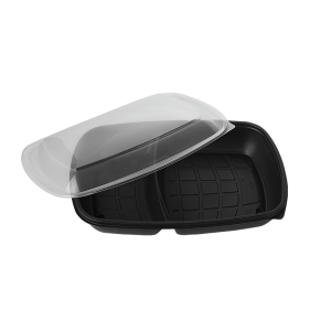 ظرف مایکروویوی پلی پرو دو خانه