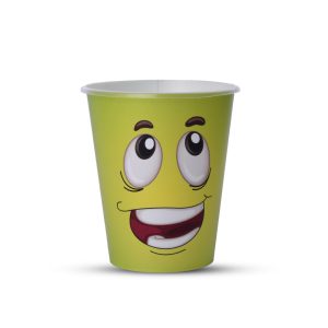 لیوان یکبار مصرف طرح لبخند