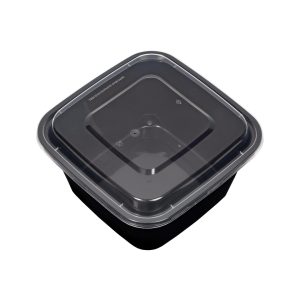 ظرف درب دار مشکی