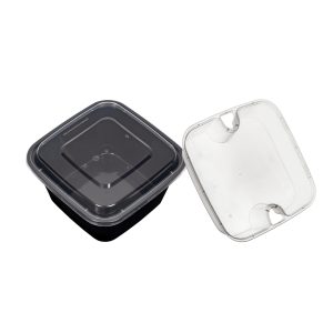 ظرف مشکی با درب