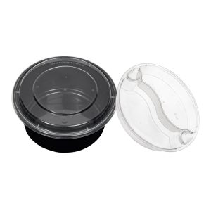 ظرف مشکی گرد