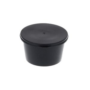 ظرف مشکی درب دار