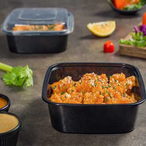 ظروف هات دلیوری 750 بسته بندی سوخاری
