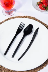 چنگال یکبار مصرف مدل موج طب پلاستیک