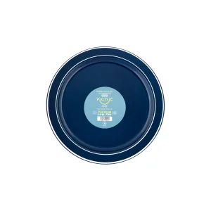 بشقاب الماس دور دایره سرمه ای