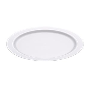 بشقاب الماس متوسط سفید