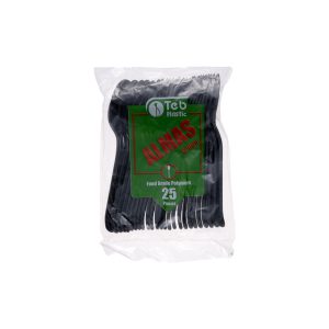 قاشق یکبار مصرف الماس مشکی