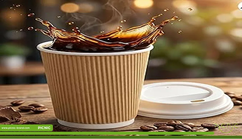 لیوان کاغذی بیرون بر