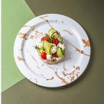 بشقاب الماس بزرگ پیکنیک مدل ماربل