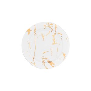 بشقاب الماس کوچک ماربل پیکنیک سفید