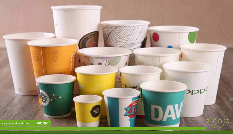 لیوان یکبار مصرف کاغذی