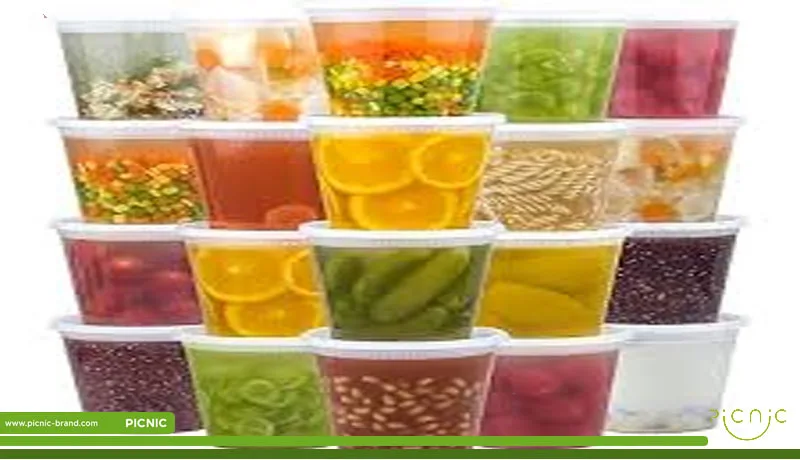 ظروف دلیوری شفاف
