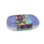 ظرف یکبار مصرف پلی پرو مدل تک خانه 350 سی سی درب آبی طب پلاستیک