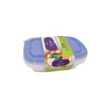 ظرف یکبار مصرف پلی پرو مدل تک خانه 500 سی سی درب آبی طب پلاستیک