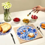 بشقاب یکبار مصرف الماس طرح بوستان پیکنیک