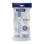 چنگال یکبار مصرف مدل صحرا طب پلاستیک