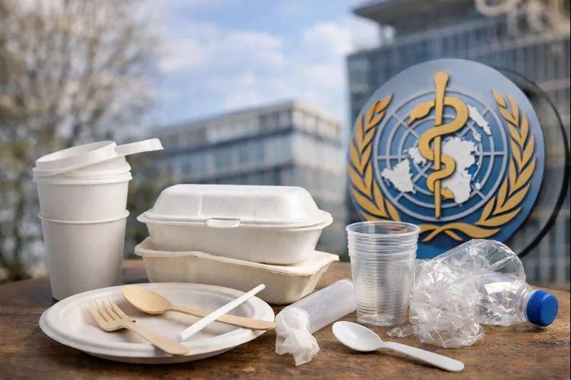 تحلیل وضعیت بهداشتی ظروف یکبارمصرف در سال ۲۰۲۶ از نگاه سازمان جهانی بهداشت